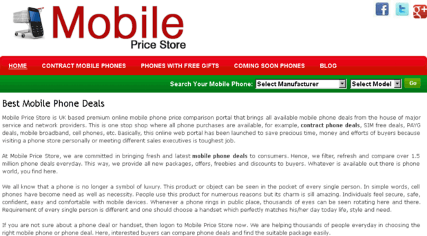 mobilepricestore.co.uk