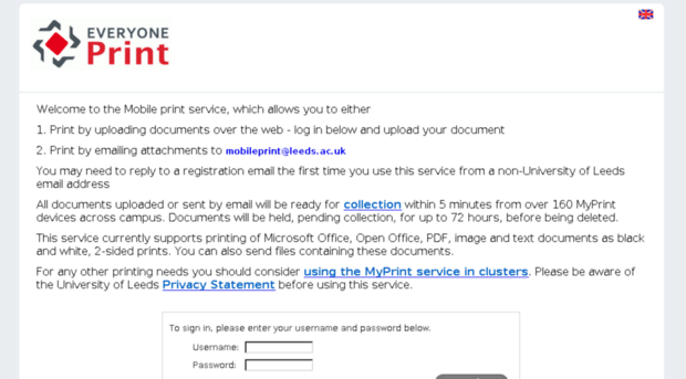 mobileprint.leeds.ac.uk