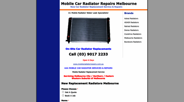 mobileradiatorrepairs.com.au