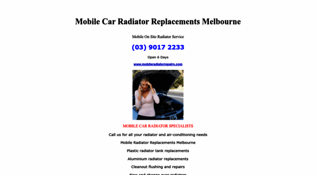 mobileradiatorrepairs.com