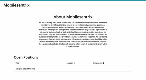 mobilesentrix.mightyrecruiter.com