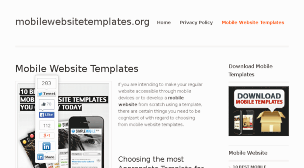 mobilewebsitetemplates.org