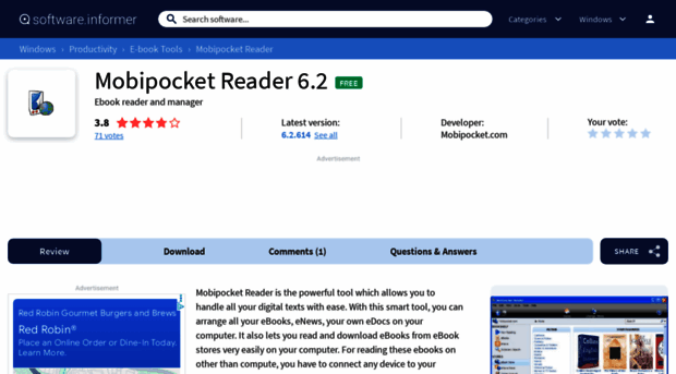 mobipocket-reader.informer.com