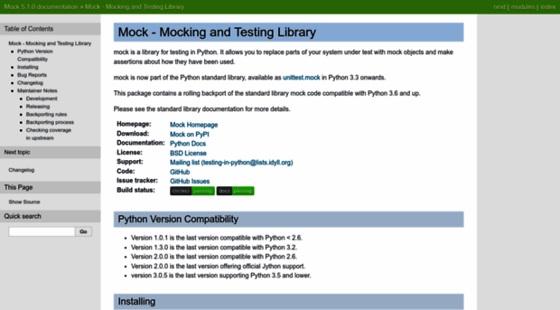 mock.readthedocs.org