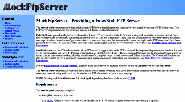 mockftpserver.org