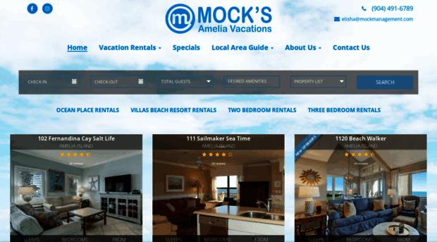 mocksameliavacations.com