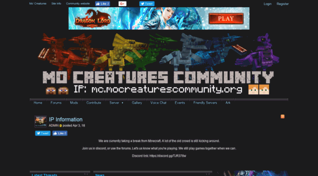 mocreaturescommunity.org