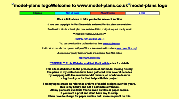 model-plans.co.uk
