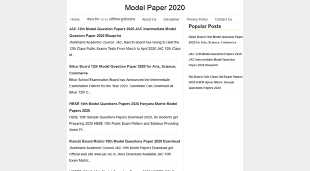 model-question-paper-2018.in