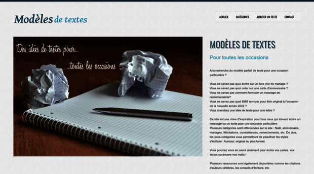 modele-texte.fr
