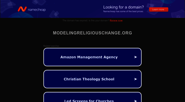 modelingreligiouschange.org