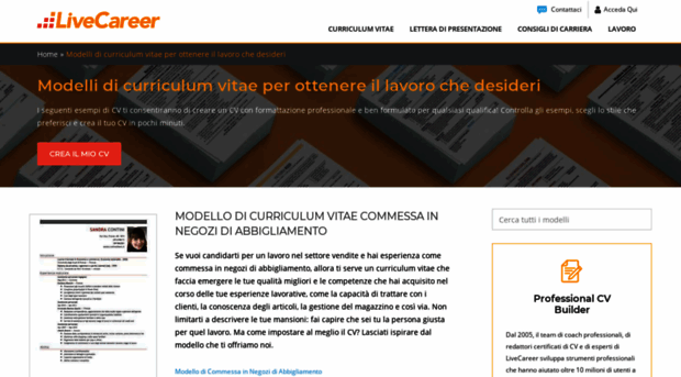 modelli.livecareer.it