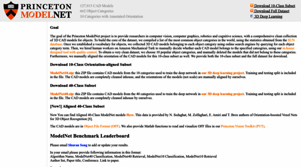 modelnet.cs.princeton.edu