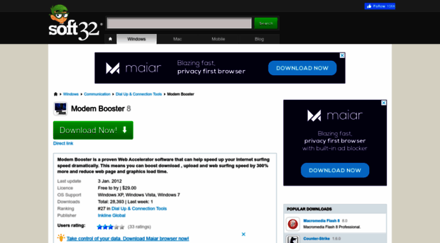 modem-booster.soft32.com