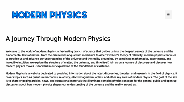 modern-physics.org