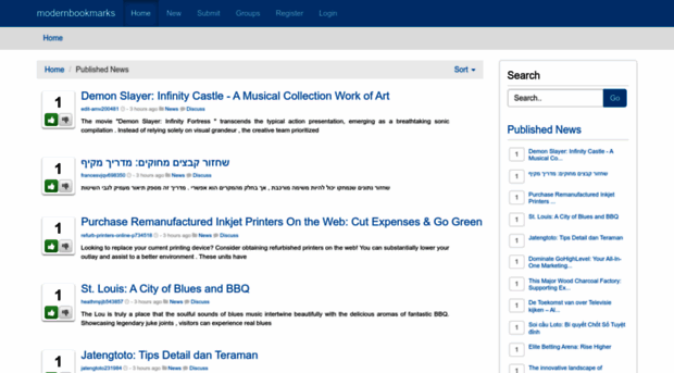 modernbookmarks.com
