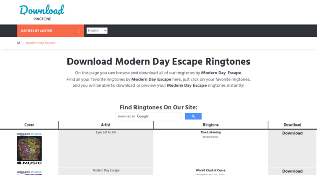 moderndayescape.download-ringtone.com