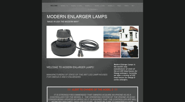 modernenlargerlamps.com