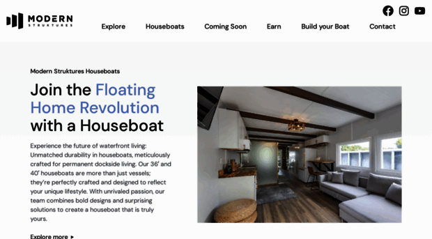 modernhouseboat.com