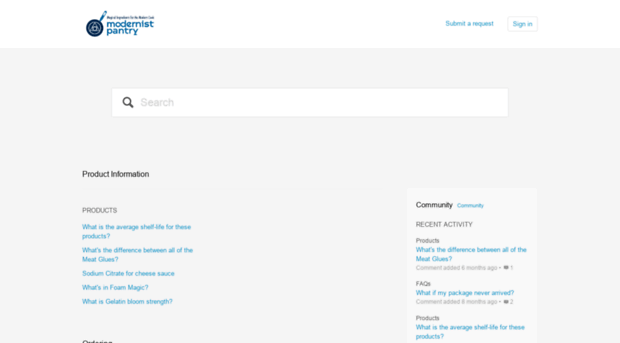 modernistpantry.zendesk.com
