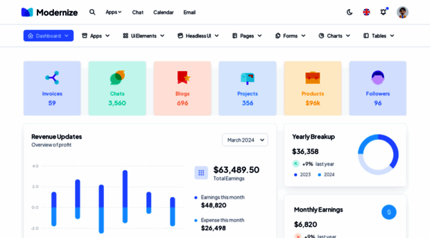 modernize-tailwind-nextjs-horizontal.vercel.app