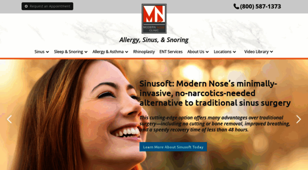 modernnoseclinic.com