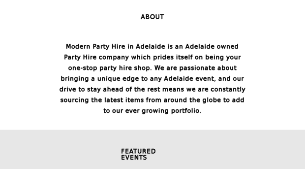 modernpartyhireadelaide.com.au