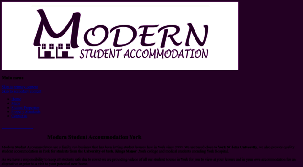 modernstudentaccommodationyork.co.uk