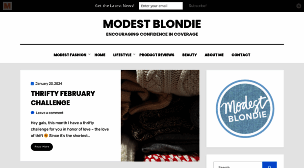 modestblondie.com