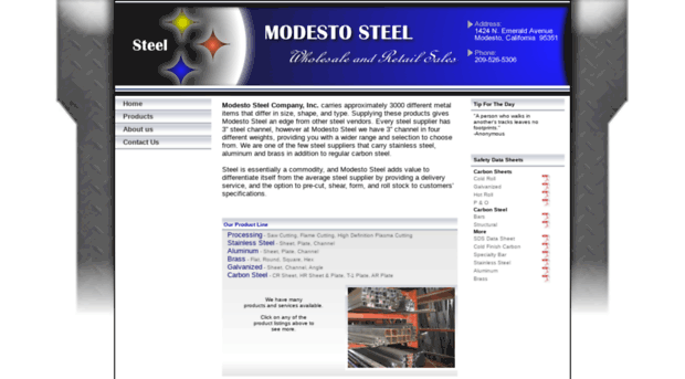 modestosteel.com