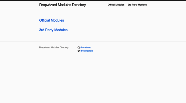 modules.dropwizard.io