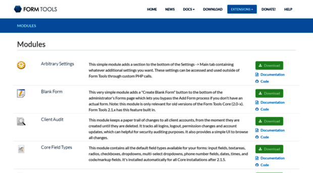 modules.formtools.org