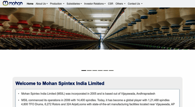 mohanspintex.com