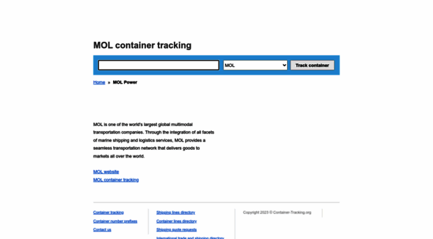 mol.container-tracking.org