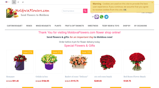 moldovaflowers.com
