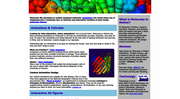 moleculesinmotion.com