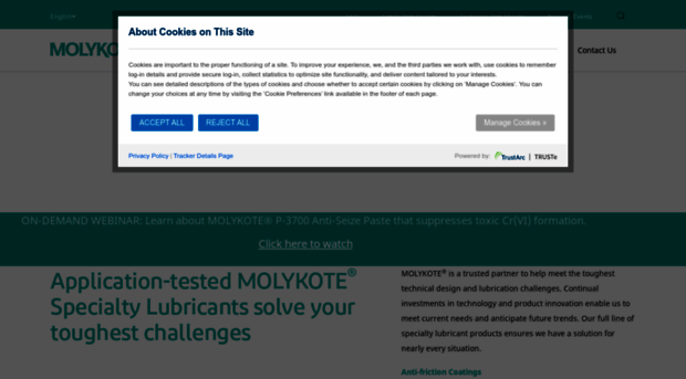 molykoteproduct.com