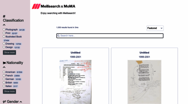 moma.meilisearch.com