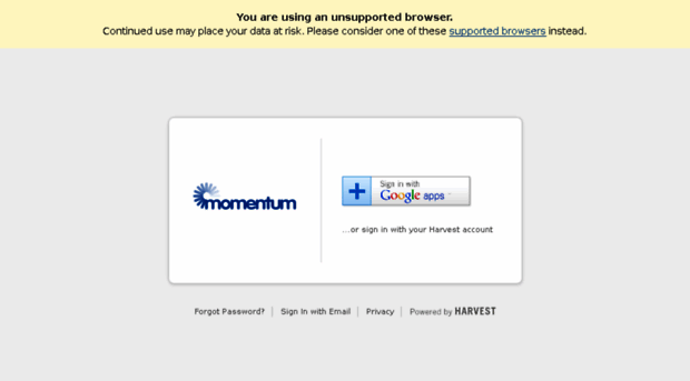 momentumdesignlab.harvestapp.com