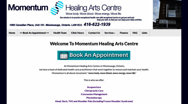 momentumhealingarts.com