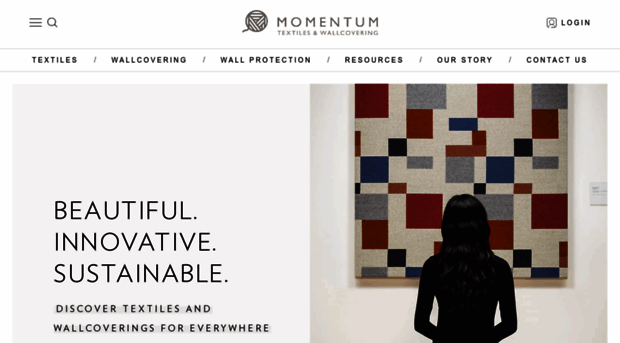 momentumtextilesandwalls.com