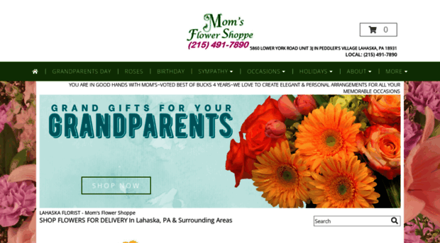 momsflowershoppe.net