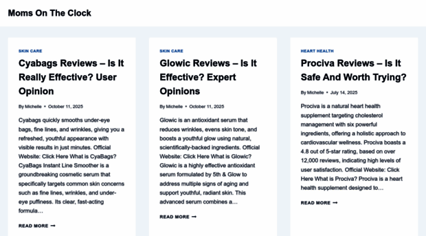 momsontheclock.com