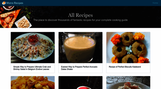 momsrecipes.web.app - Moms Recipes - The place to di... - Moms Recipes Web