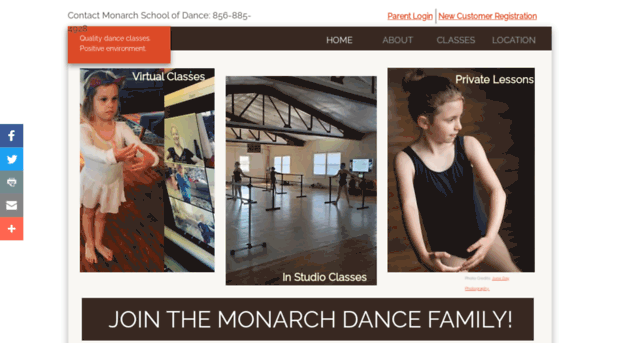 monarchschoolofdance.com