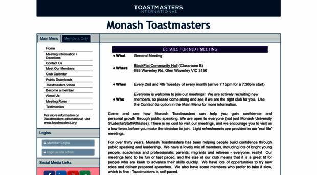 monashtoastmasters.org