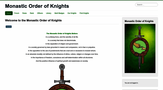 monasticorderofknights.org