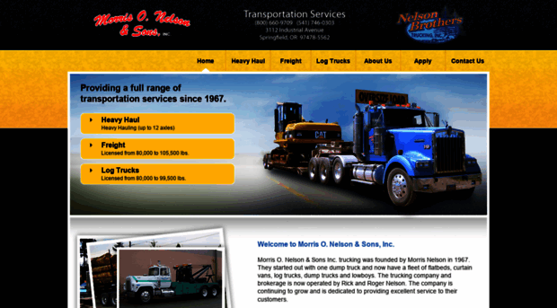 monelsontrucking.com