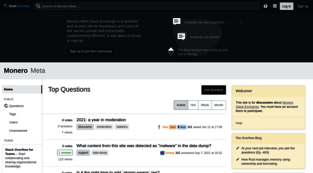monero.meta.stackexchange.com