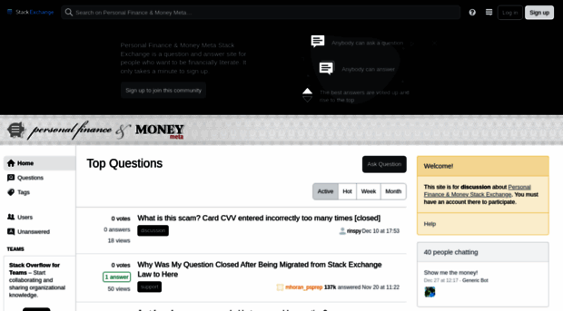 money.meta.stackexchange.com